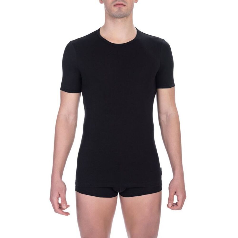 Bikkembergs Black Cotton Men's Men's T-Shirt